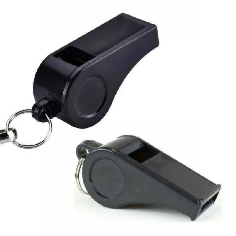 High Quality Black Whistle Referee Game Halter Whistle Outdoor Travel Hiking Whistle Suitable for Basketball Volleyball Games Oasis Select