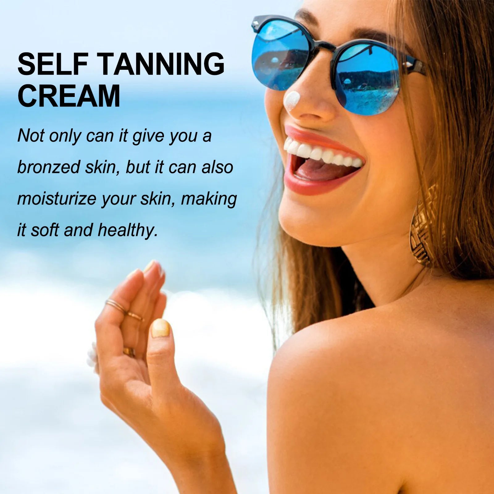 OceAura Tanning Accelerator Cream | Self Tanner & Bronzer 100g