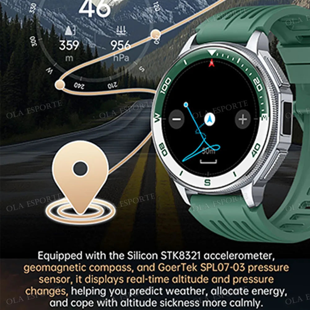 Ola Esporte GPS Smartwatch 5ATM AMOLED ChatGPT | HW12