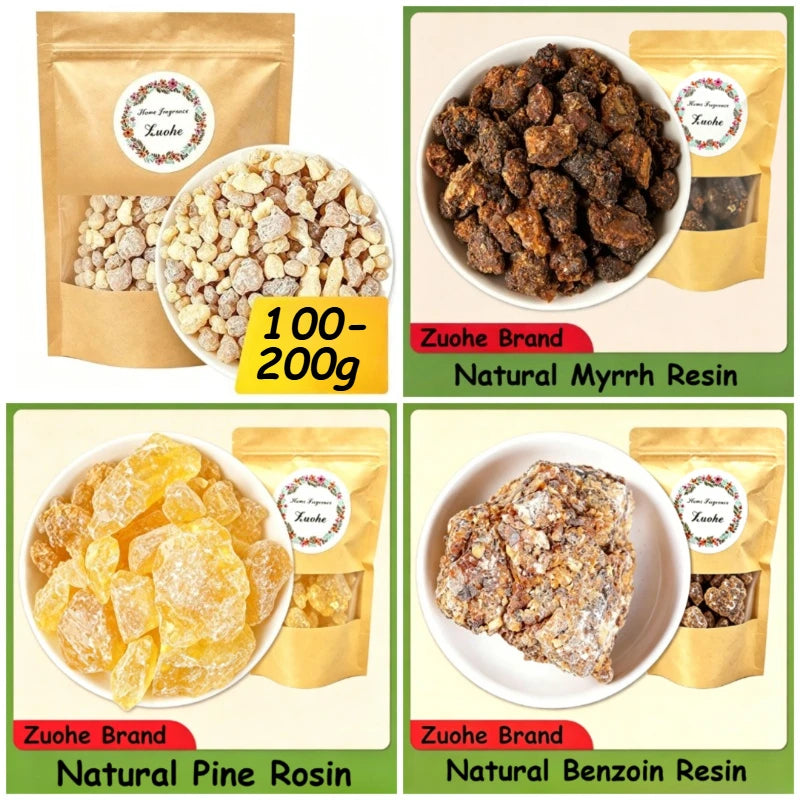 Myrrh & Frankincense & Benzoin Resin for Meditation, Aromatherapy & Spiritual Rituals | Natural Home Fragrance, Stress Relief Oasis Select