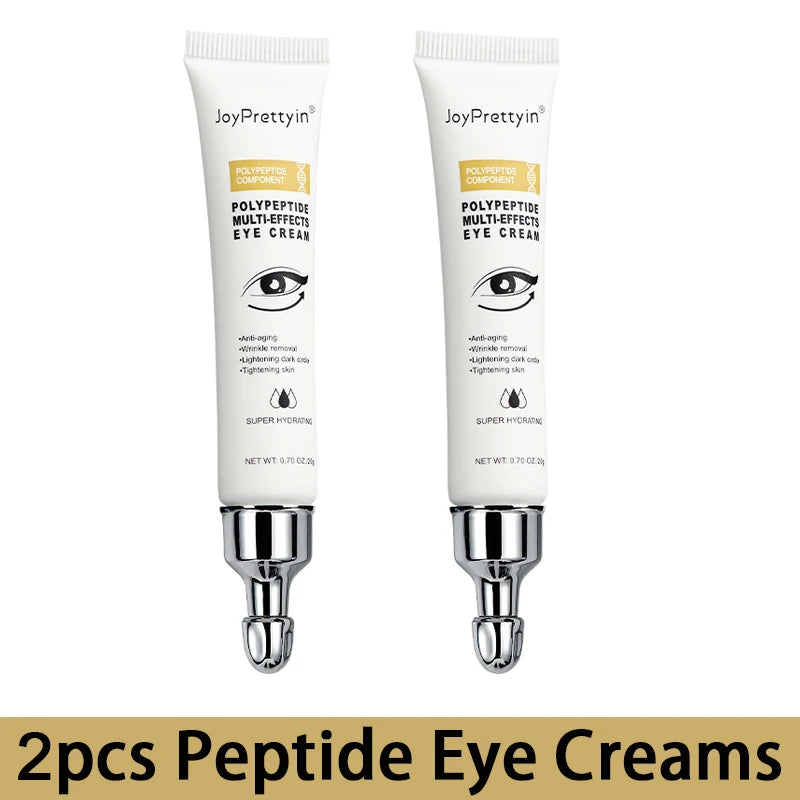 Joyprettyin Peptide Anti-Dark Circles Eye Cream Eye Bags Removal Anti-Wrinkle Lifting Firming Eye Care Oasis Select 2 pieces