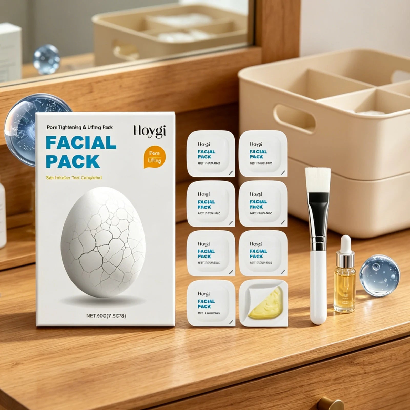 Hoygi Pore Tightening Face Mask – Anti-Aging & Hydrating 8pk Anti-Aging Face Mask Oasis Select