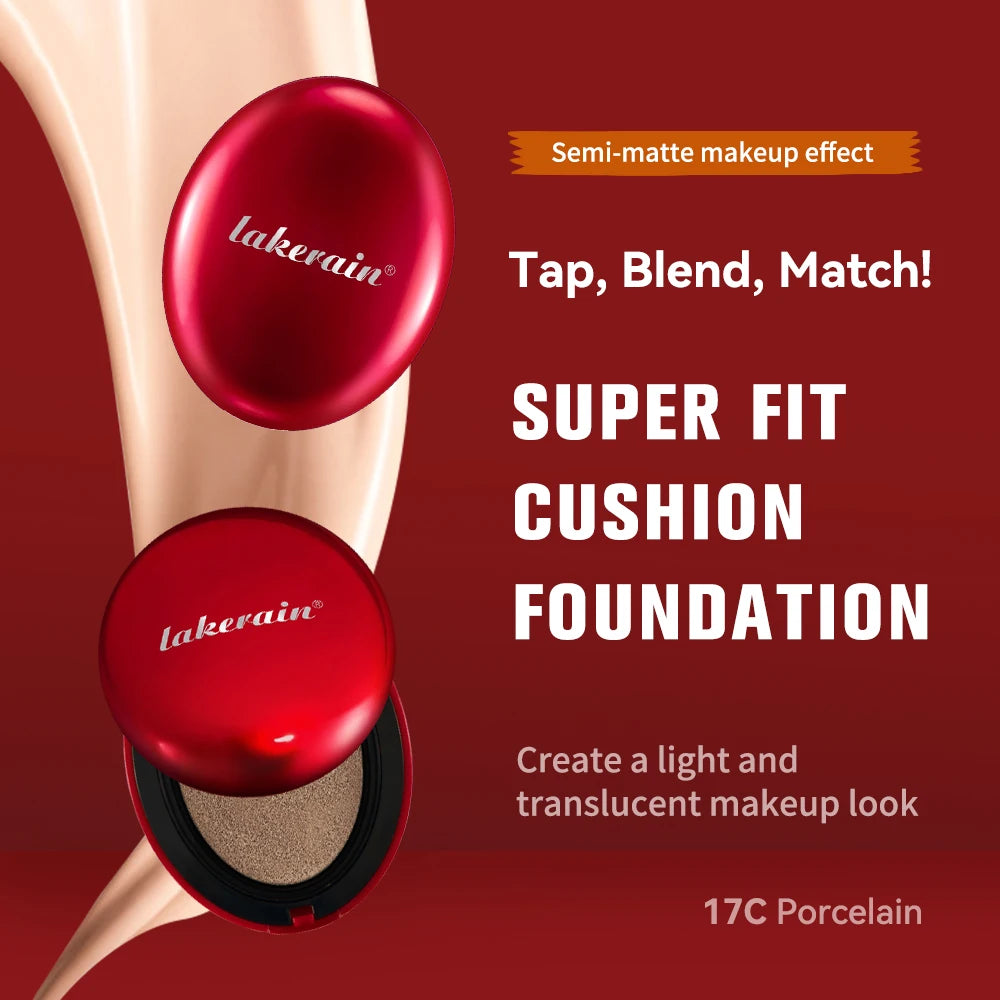 Sunscreen Cushion Foundation Waterproof Long-lasting Brighten Foundation Cream Women Base Makeup Face Korean Cosmetics Oasis Select