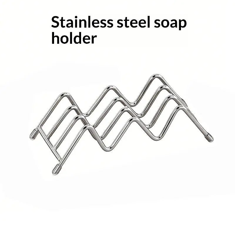 Bathroom Countertop Soap Holder Soap Storage Draining Rack & Kitchen Sponge Storage Rack Durable Easy To Clean Organizer Oasis Select 1