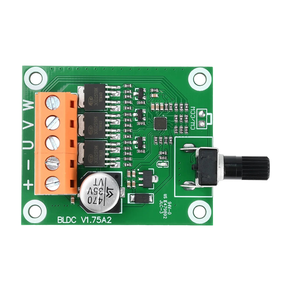 75W/200W High Quality DC Brushless Motor Control Board 6V12V24 Volt CD Drive Fan Motor Governor DIY Accessories ﻿ Oasis Select