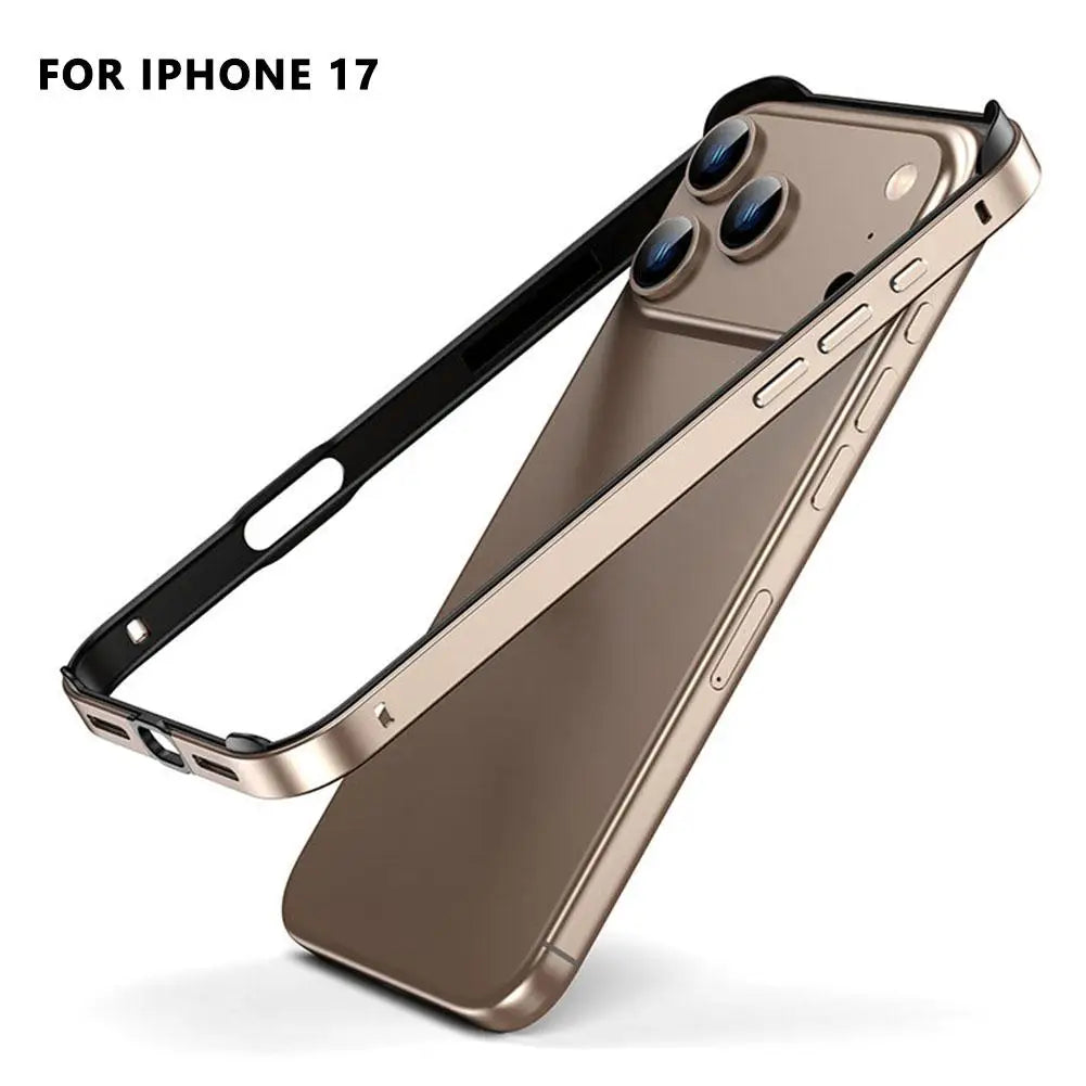 Metal Bumper Case iPhone 17 Pro Max Air – Aluminum & Silicone