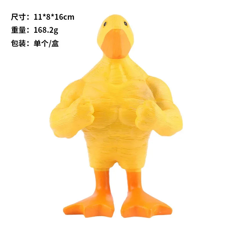 Funny Creative Muscle Duck Home Decoration Garden Decoration Home Resin Crafts Wholesale Decoration Home Decor Oasis Select B 1PC