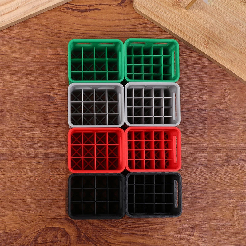Stackable AA AAA Battery Storage Box | Beer Crate Organizer