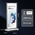 Acrylic Sign Holder A4/A5/A6 Desk Menu & Price Display Stand