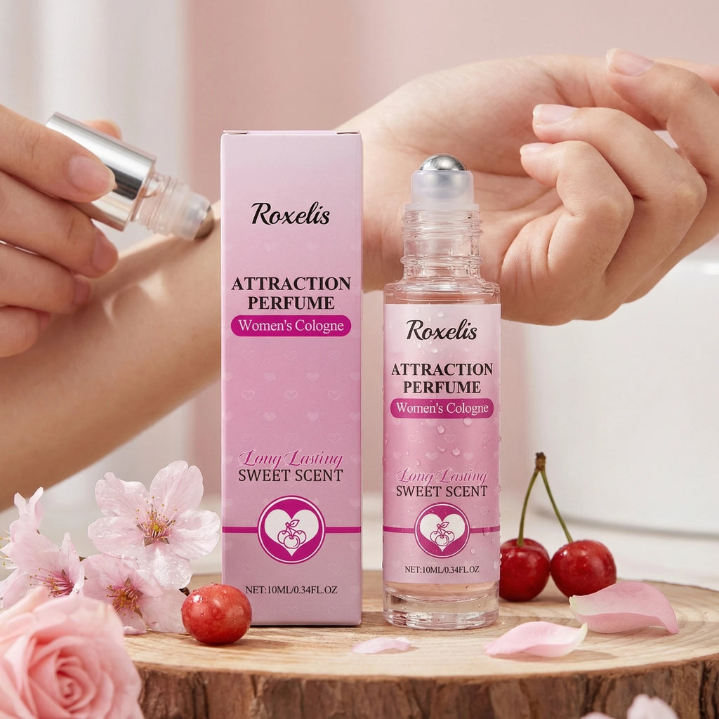 10ML Unisex Sweet Cheery Cologne Roller Long Lasting Natural Fragrance Fruity Scent Improve Self Confidence Portable Perfume Oasis Select