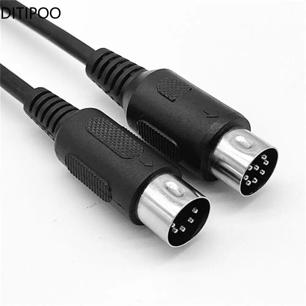 MIDI DIN 5PIN Male to Male Cable MIDI 5 Pin DIN Plug to 5 Pin DIN Audio Extension Male Cable din-5pin M/M Cable Adapter Oasis Select