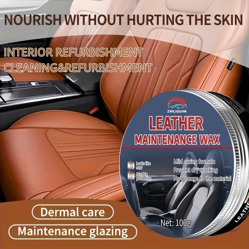 Car Interior Plastic Restorer & Dashboard Coating Wax