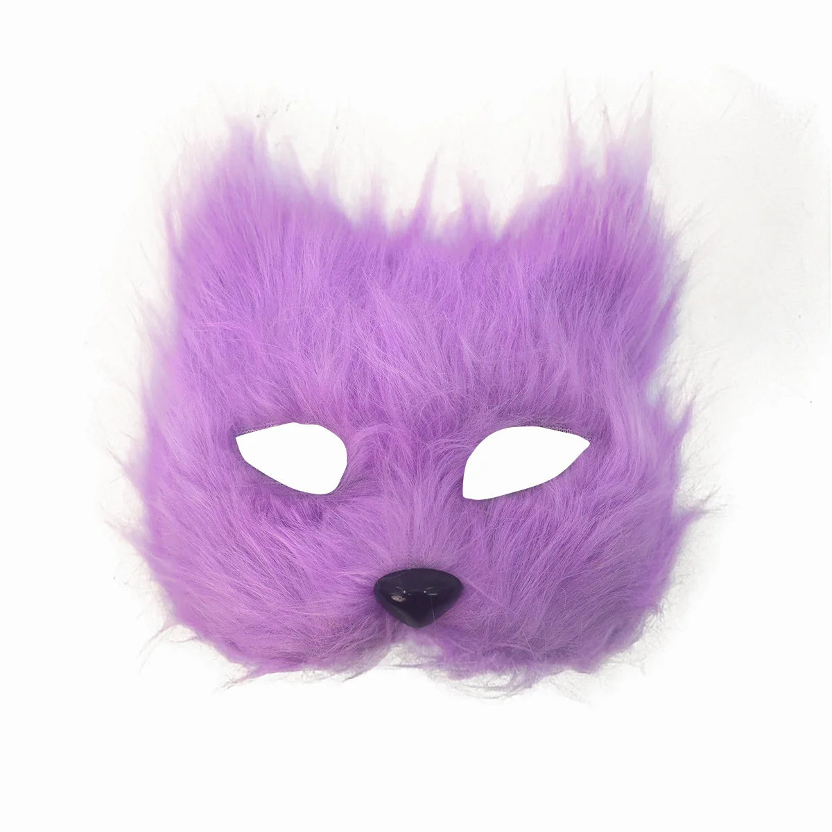Halloween Animal Cosplay Fox Shape Half Face Eye Mask Sexy Cat Animal Mask Christmas Carnival Party Roleplay Costume Props Oasis Select Purple