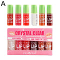 6-Piece Moisturizing Lip Gloss & Transparent Lip Oil Set Lip Gloss Set Oasis Select 6PCS