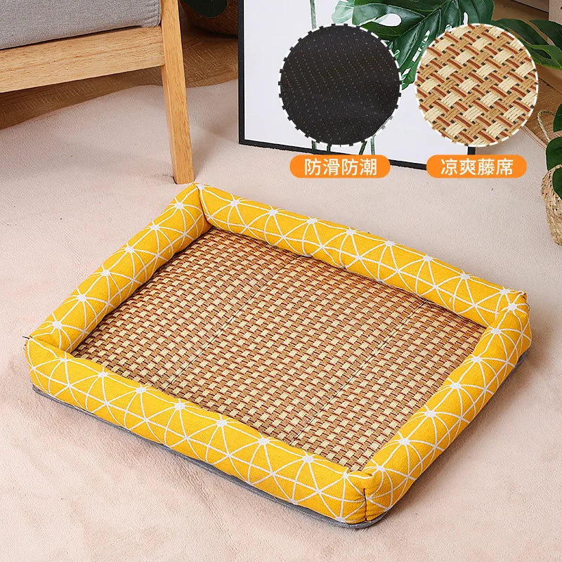 Pet Ice Mat, All-season Dog Bed Mat, Summer Cooling, Wear-resistant, Square Pet Bed Oasis Select