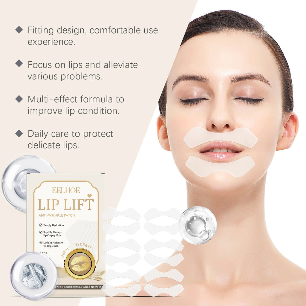 EELHOE Lip Care Patches – Fine Lines, Dryness & Dead Skin Lip Care Patches Oasis Select