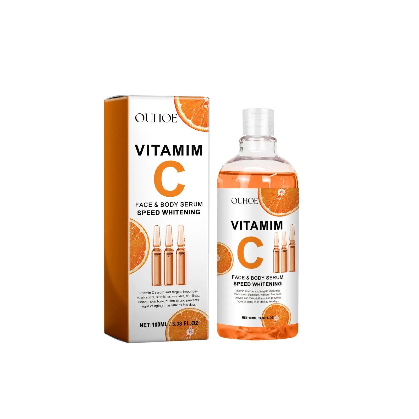 Hyaluronic Acid Vitamin C AHA Face & Body Serum 100ml Face & Body Serum Oasis Select Vitamin C