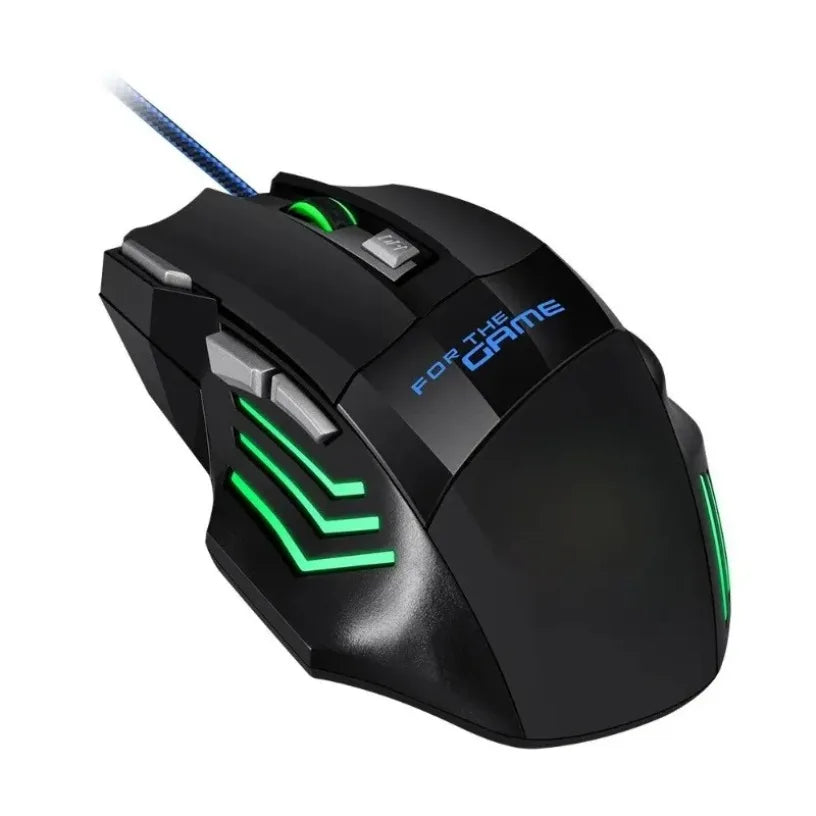 1 PCS New RGB Backlit Ergonomic Game Mice Hyperspeed USB Gaming Mouse 7D Esports Wired Mouse for Laptop PC Gamer Oasis Select