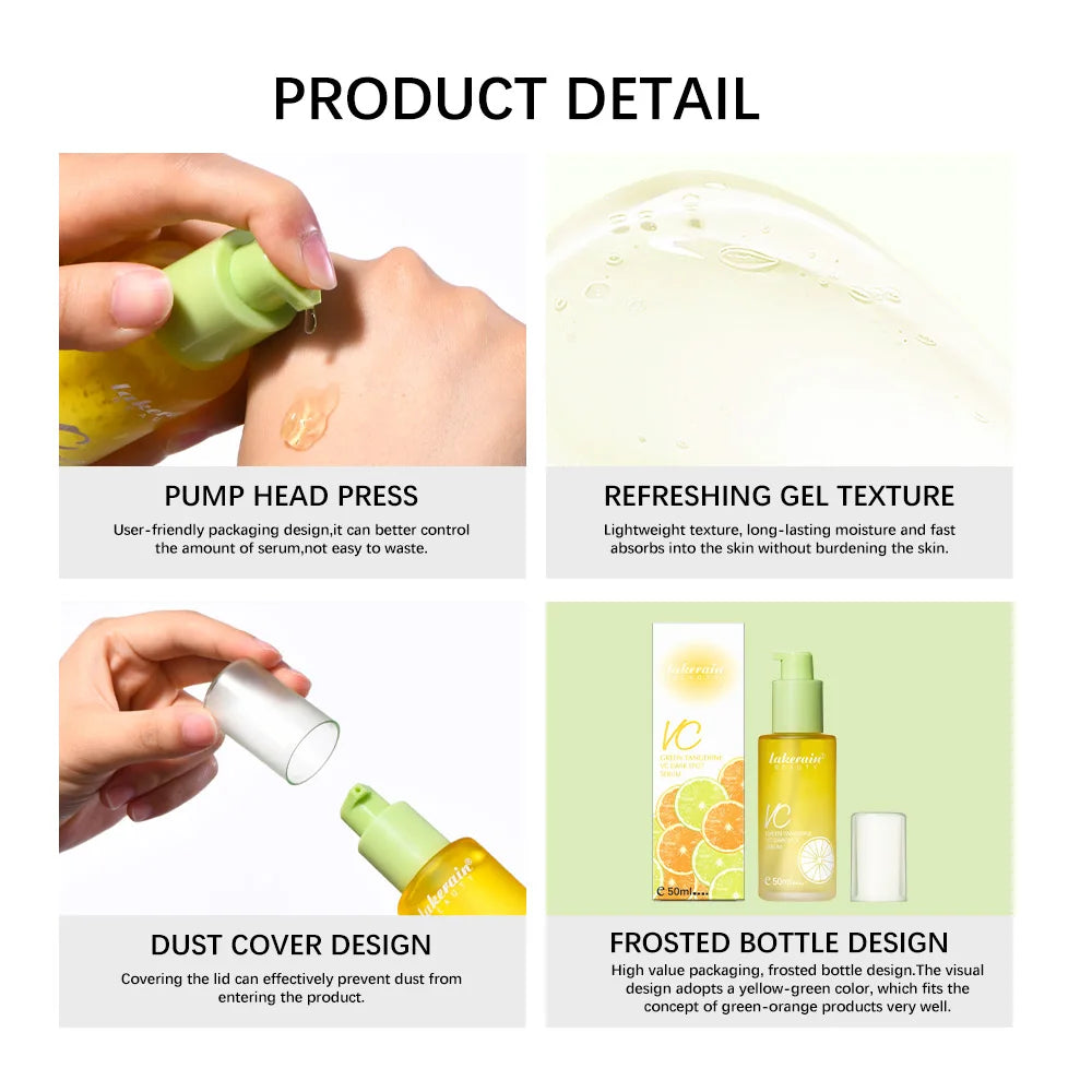 Vitamin C Serum Moisturizing Brightens Skin Repair Smooth Facial Essence Serum Facial Care Skincare Products Oasis Select