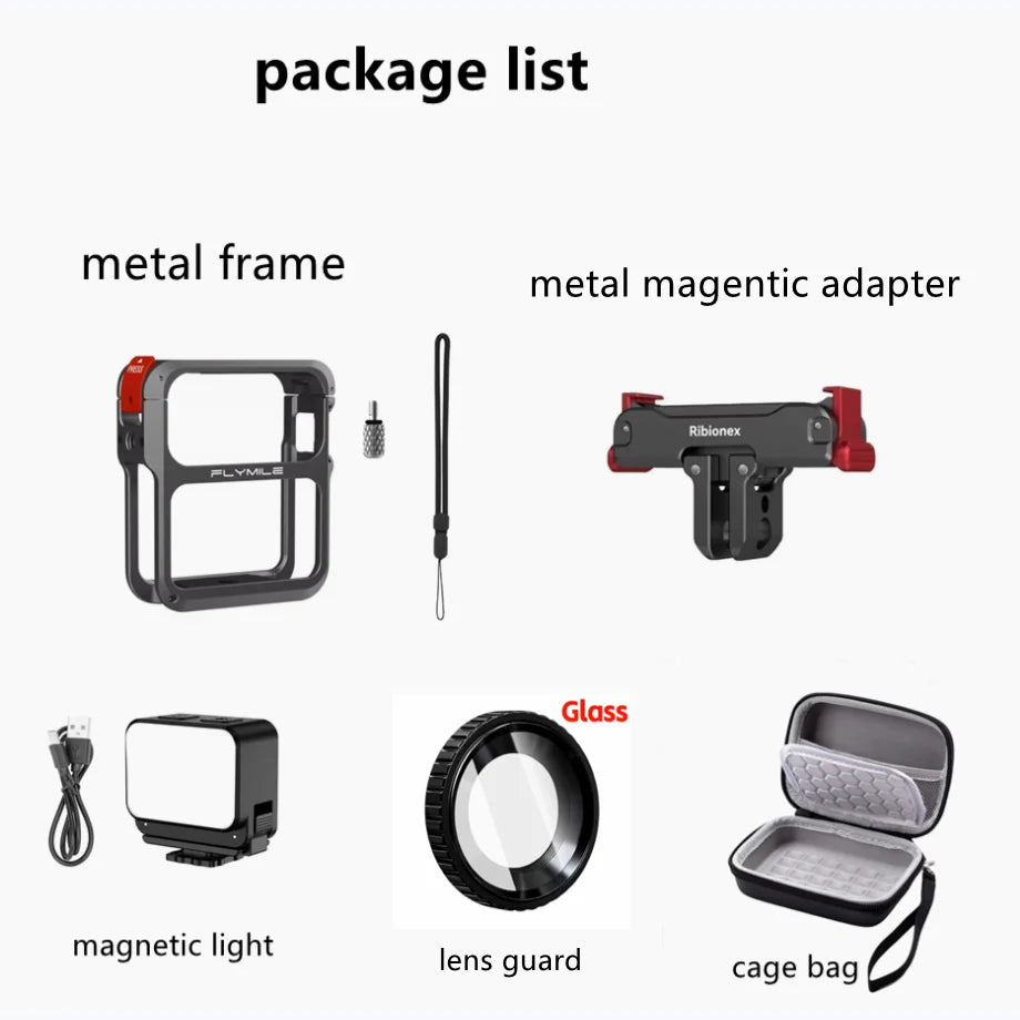 DJI Osmo Nano Aluminum Cage | Cold Shoe & Quick Release