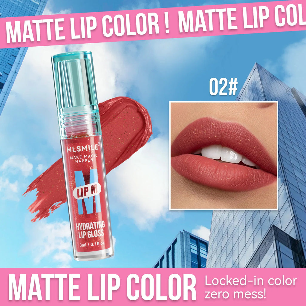 MLSMILE Pearl Nude Lip Gloss – Waterproof & Long-Lasting