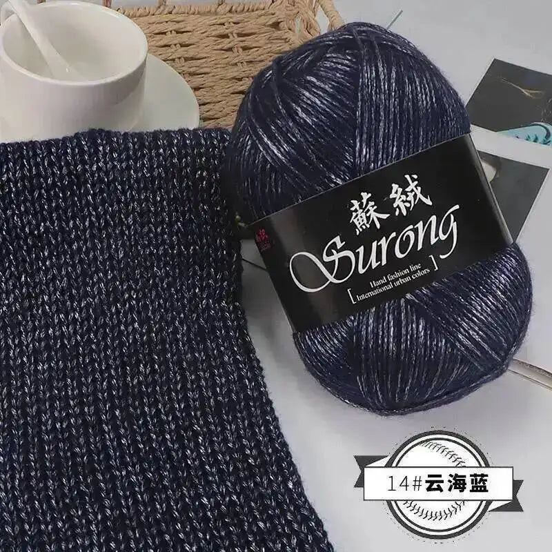 100g Metallic Hand knitting Yarn Crocheting silk acrylic Yarn to knit sweater blanket hat line Crocheting bag slipper Thread Oasis Select White 41