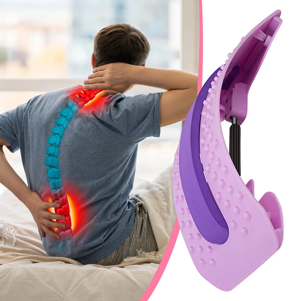 Lumbar Stretcher Waist Support Relieving Board Portable Post-workout Back Stretcher For Yoga Pilates Shoulder Neck Hip Calf Oasis Select