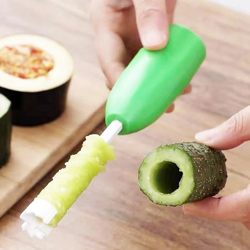 Eggplant Corer Tomato Seeds Remover Pitter Fruit Core Seed Remover Vegetable Spiral Seed Kitchen Gadgets Oasis Select As Shown