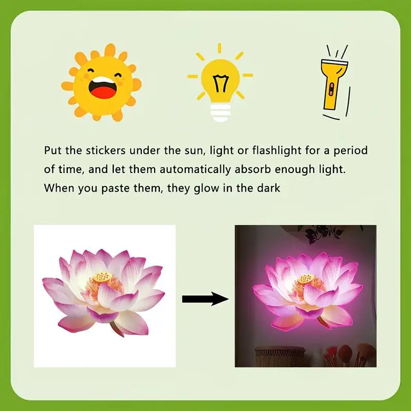 Glow-in-the-dark Toilet Stickers, Self-adhesive And Removable Stickers, Bathroom Decorative Stickers, Car Stickers. Oasis Select