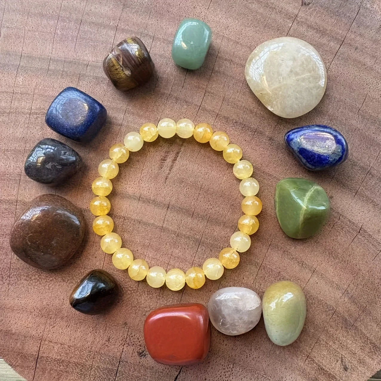 Vintage Bracelet Stone Beads To Attract Abundance Wealth Prosperity Unisex Spiritual Jewelry Gift for Men Women Oasis Select