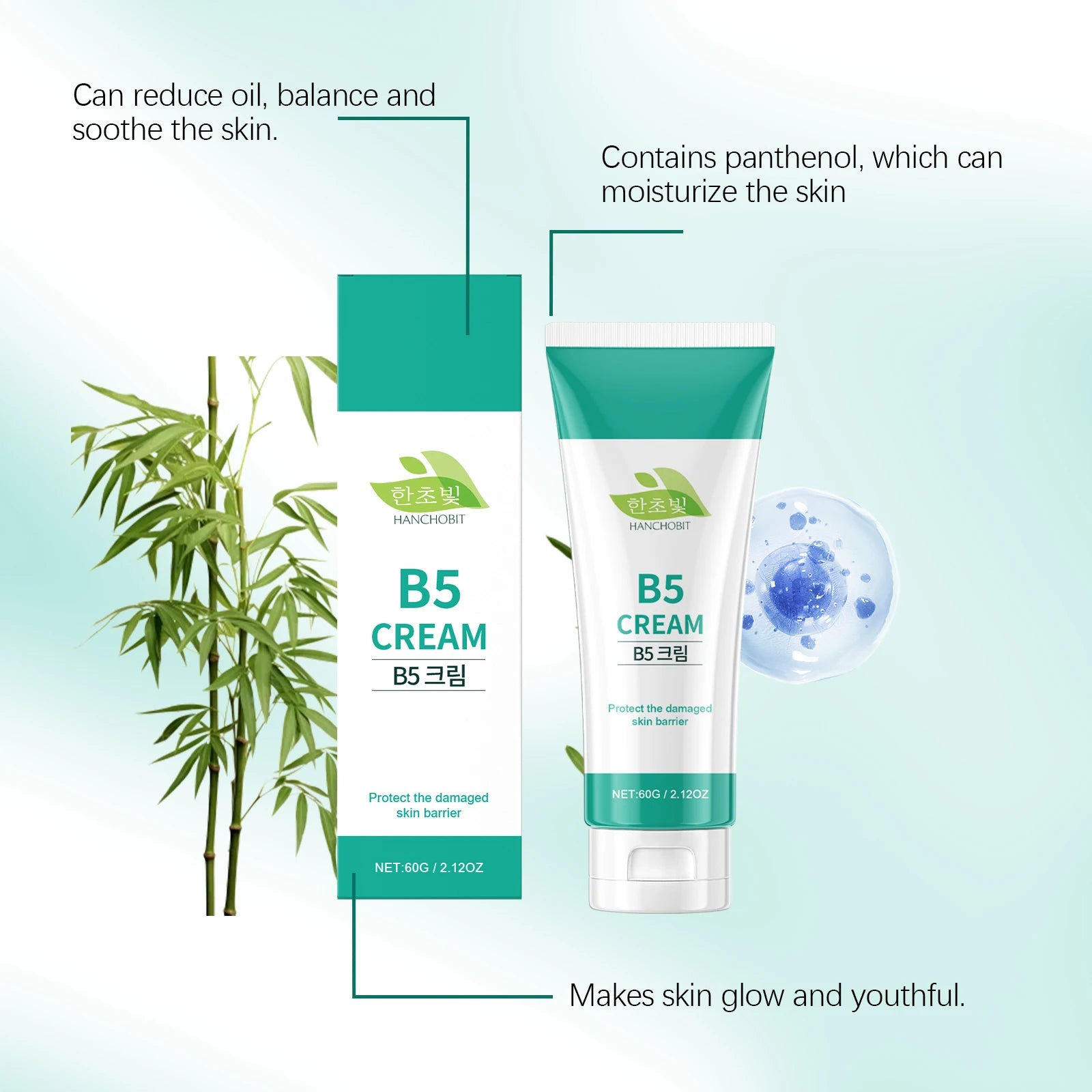 B5 Face Cream: Daily Moisturizing Facial Cream for Improving Rough Skin, Nourishing the Face & Restoring Vitality Oasis Select