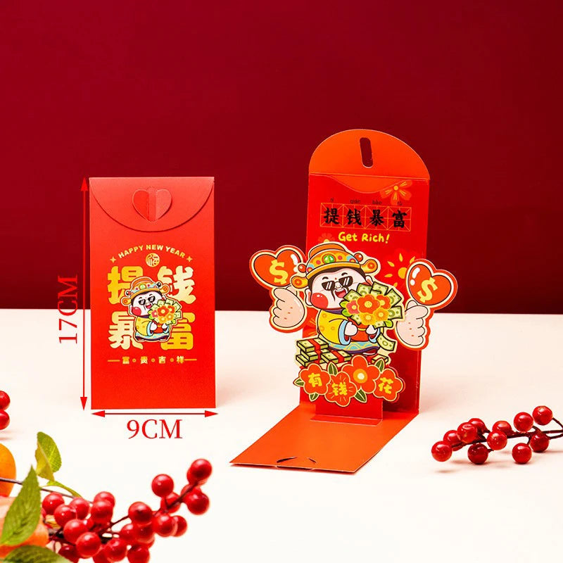 2026 Year of Horse Red Envelopes – 3D Hongbao Lucky Pockets