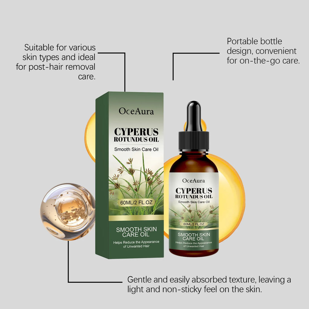 Cyperus Rotundus Post Hair Removal Oil For Bikini Wax Soothe Irritation Prevent Ingrown Hair Slow Pubic Hair Growth Gentle Oil Oasis Select