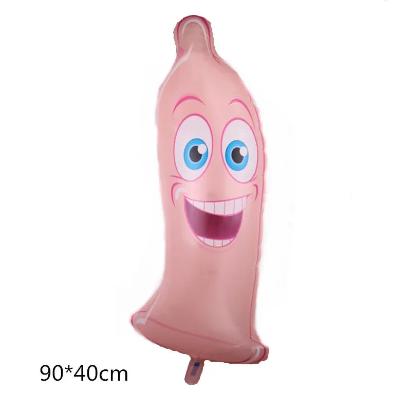 Fun Cartoon Aluminum Film Balloon Valentine's Day Prank Aluminum Foil Balloon Birthday Party Decoration Oasis Select Emerald 3pcs