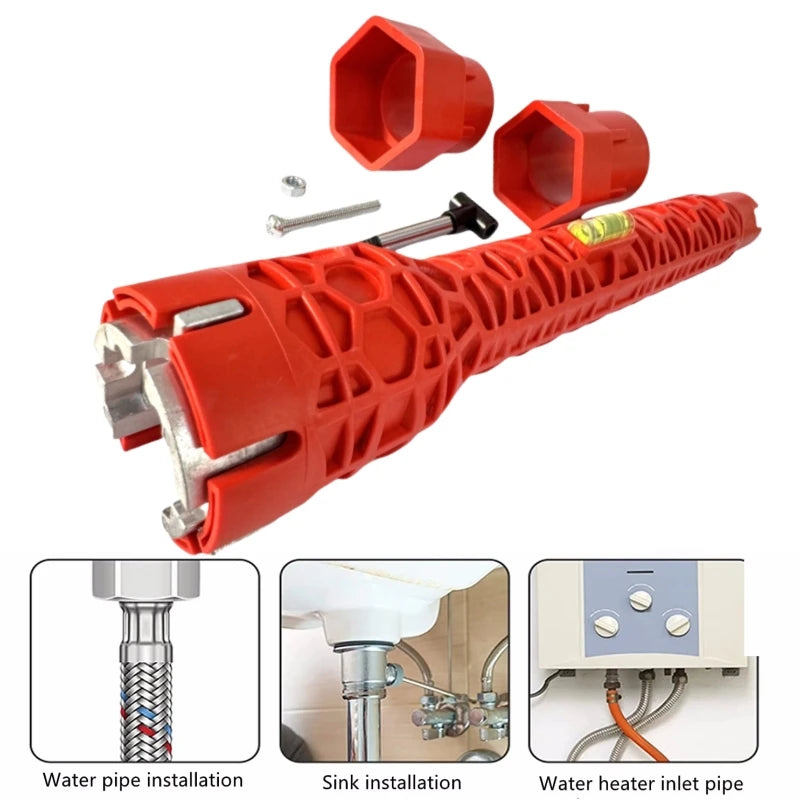 SLADE 5-in-1 Sink Faucet Wrench – Plumbing Repair Tool Plumbing Wrench Tool Oasis Select