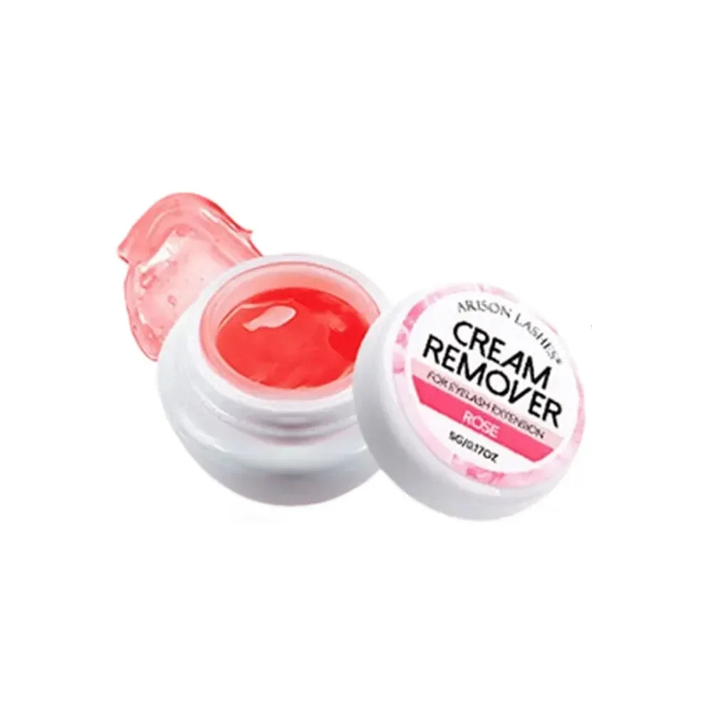 Fast Cleaning Lash Glue Cream Remover Non Irritating Grafting Eyelash Extension Adhesive Gel Remover for Makeup Tools Oasis Select Rose