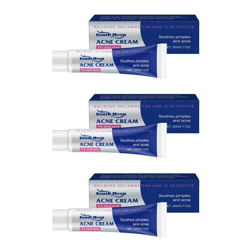 20/40/60g Anti Acne Cream Oil Control Repair Pimple Spot Remove Acne Mark Cleaning Refreshing Moisturizer Skin Pore Shrink Cream Oasis Select 3pcs