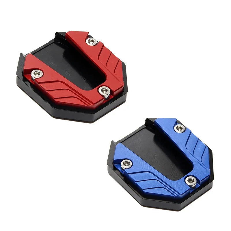 1/2/4pcs Universal Bicycle Foot Extension Kickstand Accessories Motorcycle Side Stand Cover Aluminum Alloy Motorcycle Stands Pad Oasis Select Mixed-2pcs