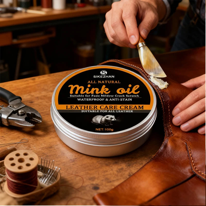 100/50g Premium Shoe Polish Leather Conditioner Color Restorer For Boots Dress Shoes Quick Dry Long Lasting Protection Care Balm Oasis Select
