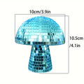 Mushroom Disco Ball Mirror Reflective Home Decoration Crafts Mushroom Ornaments Technology Bar Atmosphere Decoration Miniatures Oasis Select Blue