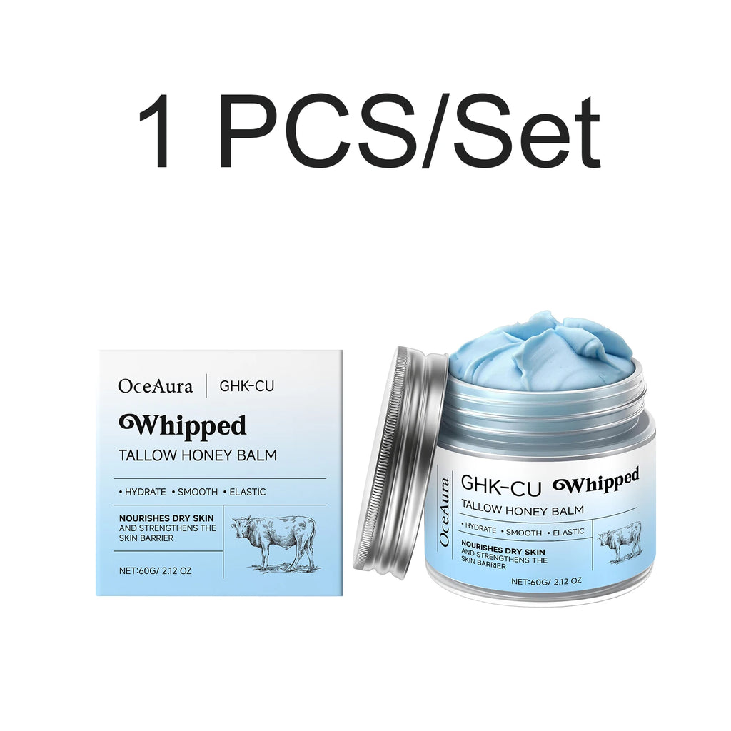Copper Peptide Beef Tallow Balm Blue Balm Manuka Honey Face&Body Moisturizer Anti Dry Sensitive Skin GHK-Cu Repair Healing 60g Oasis Select 1 PCS