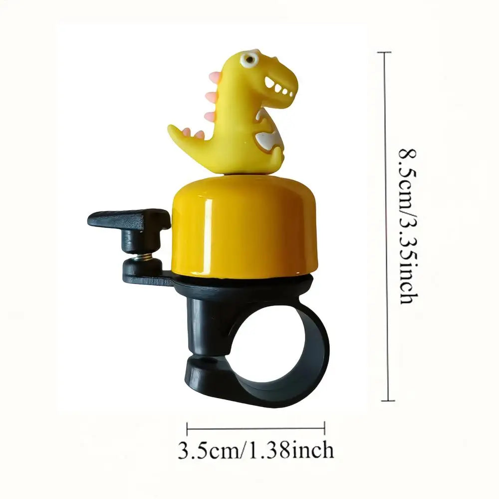 Cartoon Bicycle Bell Loud Crisp Sound Universal Scooter Ring Cycling Safety Horn for Kids Adults Bike Decor Accessories Gift Oasis Select Yellow
