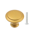 Round Alloy Cabinet Handles Knobs Kitchen Cupboard Door Wardrobe Pulls Drawer Furniture Hardware Fittings Oasis Select 1PC 30mm gold