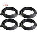 Car Splash Guard Fender Flare Extension Wheel Eyebrow Moulding Trim Wheel Arch Strip Extenders Trim Strip Stick out Edge SUV Oasis Select 4pcs