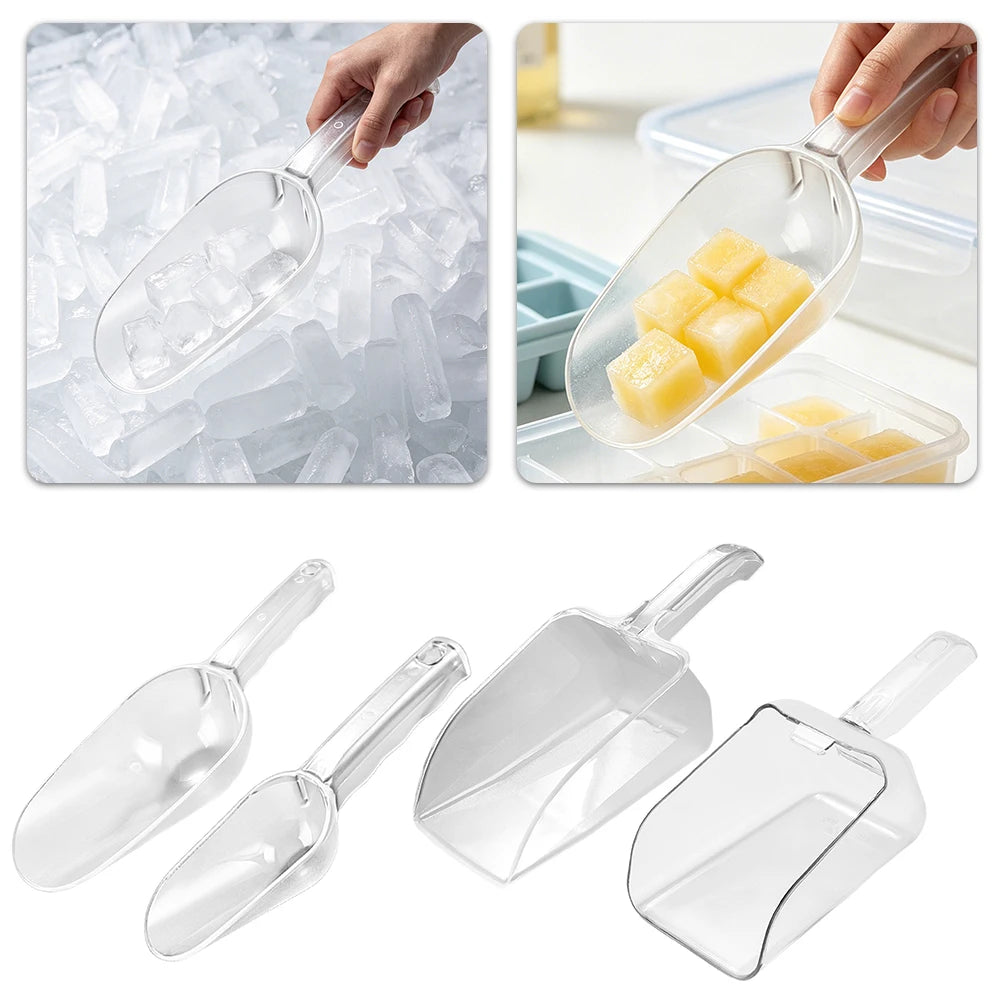 Clear PC Ice Scoop – BPA-Free Polycarbonate Food Shovel