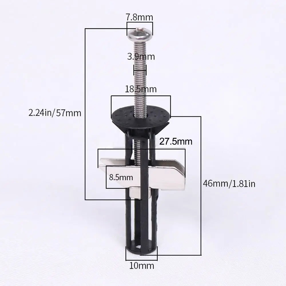 2Pcs Heavy Duty Toilet Seat Fastener Bolt Kit Universal Stainless Steel Toilet Seat Bolts Expansion Screw Oasis Select