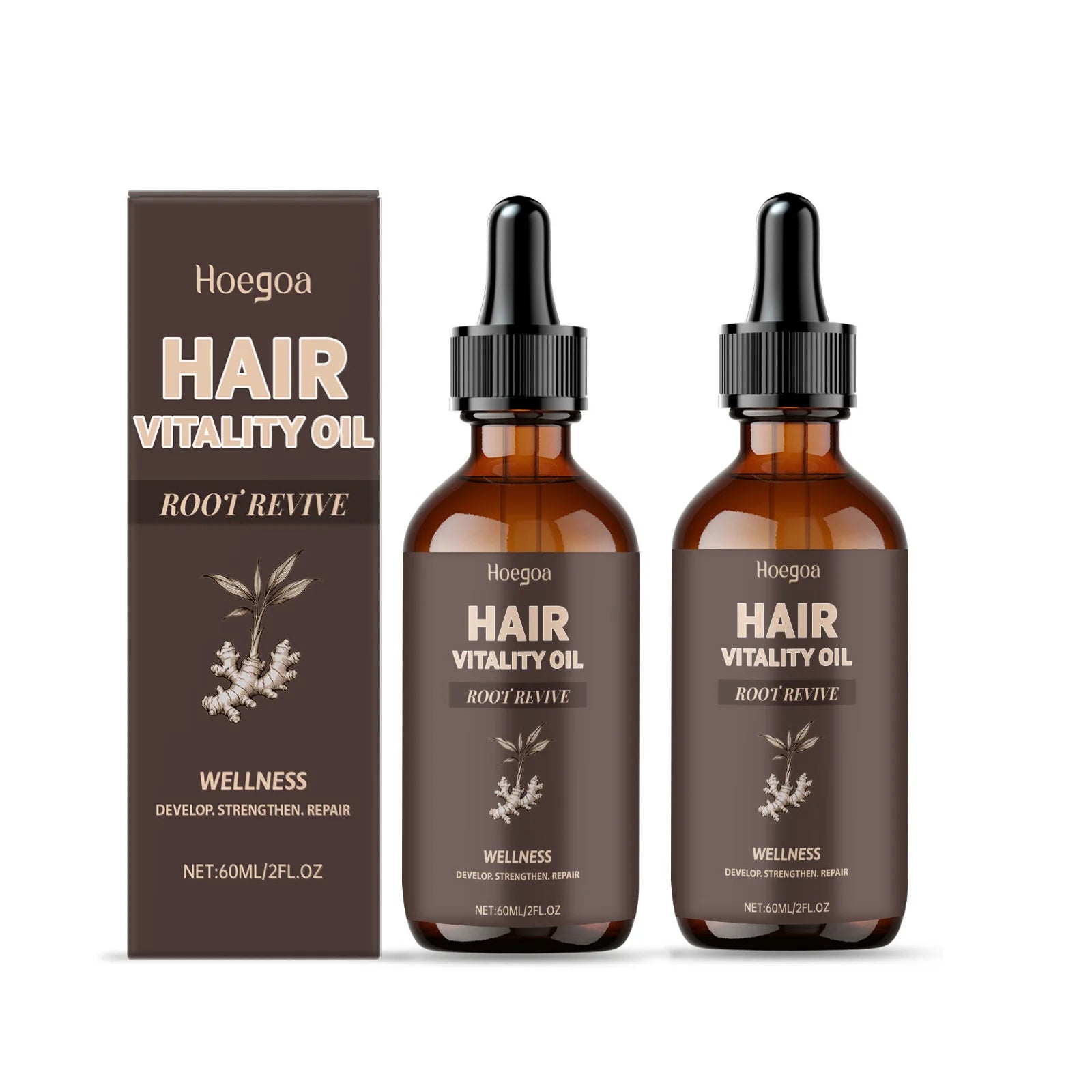 Argan Oil Hair EssenceTreatment for Damaged Hair Repairing & Frizz Control Serum for Shiny Smooth Soft Silky Hair Care Essential Oasis Select 2pcs