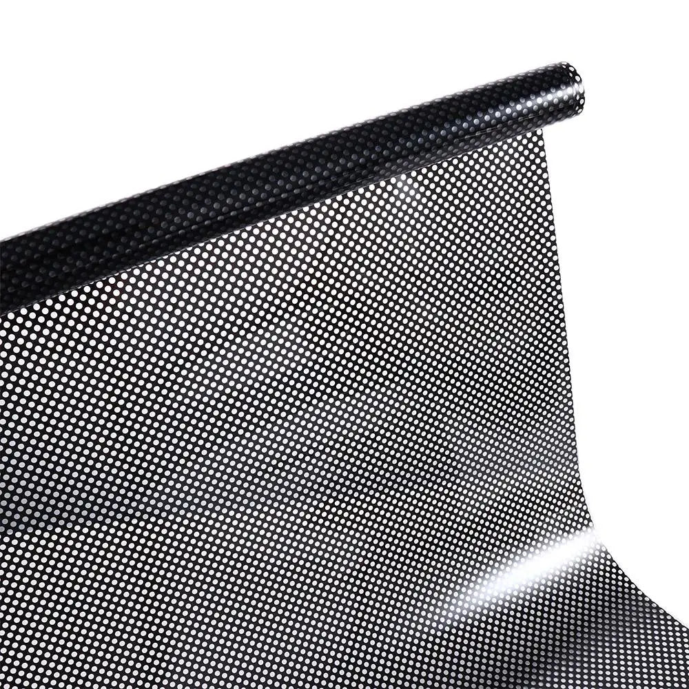 Privacy Mesh Window Film – Anti-UV Sun Blocking Self-Adhesive