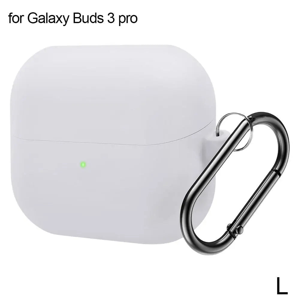 Silicone Case for Samsung Galaxy Buds 3 & 3 Pro + Carabiner