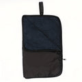 Waterproof Zipper Swimsuit Bag, Portable Beach Pool Storage Pouch Oasis Select black